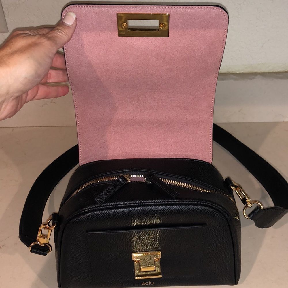 ECTU Mini PALERMO Italian Leather CrossBody - Picture 7 of 17